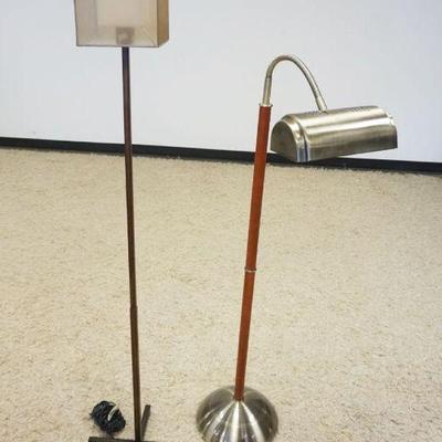 1159	2 CONTEMPORARY MODERN STYLE FLOOR LAMPS
