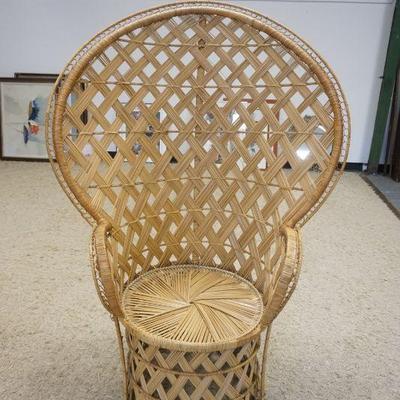 1177	VINTAGE WOVEN PEACOCK CHAIR
