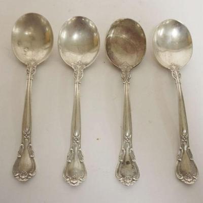 1045	STERLING SPOONS, 4.6 OZT

