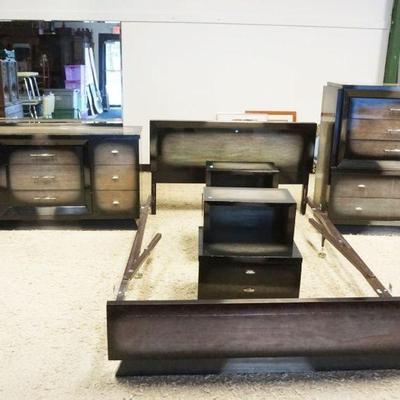 1176	5 PIECE MIDCENTURY MODERN BEDROOM SET, AMERICAN OF MARTINSVILLE
