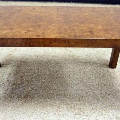 1140	BEACON HILL OLD COLONY STAND, BURLED & BIRDSEYE WALNUT, APPROXIMATELY 21 IN X 42 IN X 21 IN HIGH
