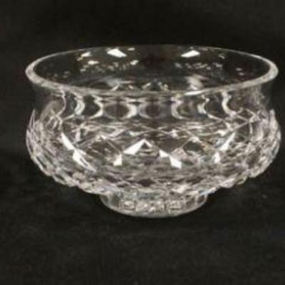 1052	3 WATERFORD CRYSTAL BOWLS, ONE COVERED, LARGEST APPROXIMATELY 5 1/2 IN X 3 1/2 IN HIGH
