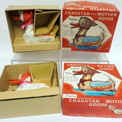 1248	VINTAGE CRAGSTAN MOTHER GOOSE, BATTERY OPERATED, IN BOX
