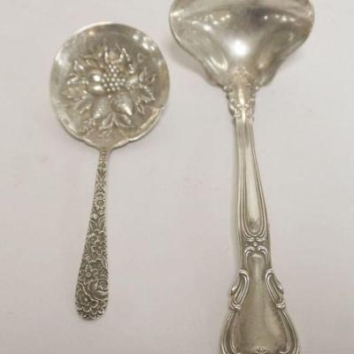 1048	STERLING SPOON & LADLE, 3.2 OZT

