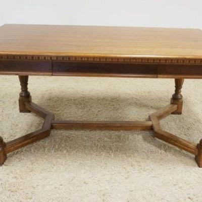 1156	MAHOGANY REFECTORY TABLE W/ONE DRAWER, APPROXIMATELY 67 IN X 37 IN X 31 IN HIGH
