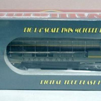 1237	WILLIAMS O GAUGE MODEL TRAIN, FM -104 LOCOMOTIVE, TRAINMASTER, UNOPENED SEALED BOX
