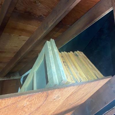 Window panes, other wood items