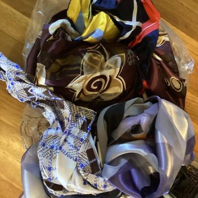 Silk scarves