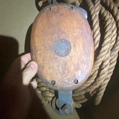 Wood pulley