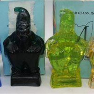 Lot 063   
Mosser Glass Figures