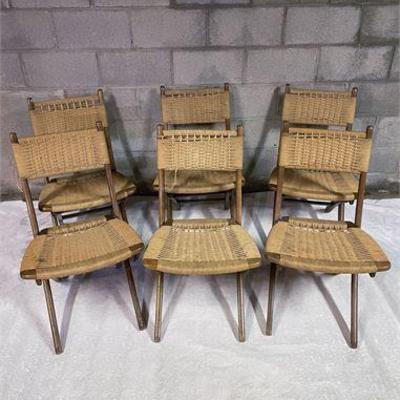 Hans Wegner Style Folding Rope Chairs.jpg
