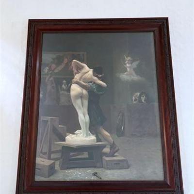 Museum Jean-Léon Gérôme Framed Pygmalion and Galatea Print .jpg