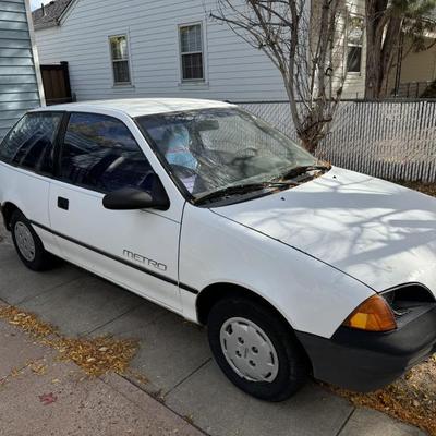 1993 geo metro 
91k miles runs and drives great 
Clean title 