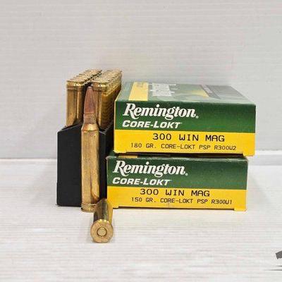 #3072 • NEW!!! (40) Rounds of Remington 300win Ammo
