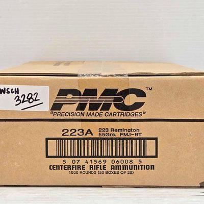 #3282 • NEW!!! (1000) Rounds of PMC 223 Remington Ammo

