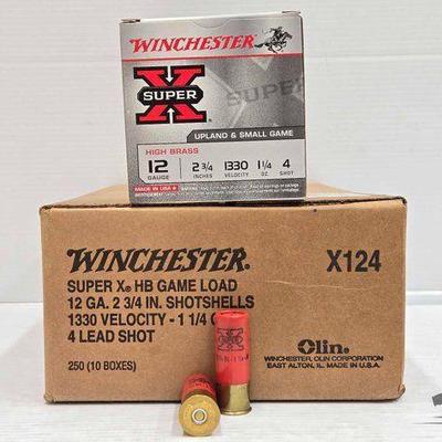 #3270 • NEW!!! (250) Rounds of Winchester 12ga Shotshells
