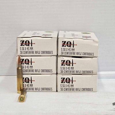 #3078 • NEW!!! (180) Rounds of ZQ 5.56 x 45mm Ammo
