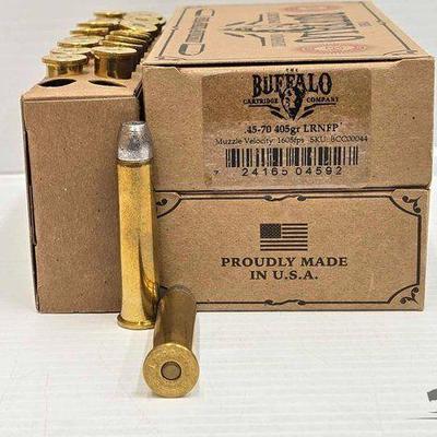 #3136 • NEW!!! (40) Rounds Of Buffalo Catridge .45-70 Ammo
