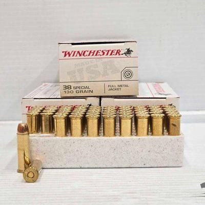 #3046 • NEW!!! (150) Rounds of Winchester 38spl Ammo
