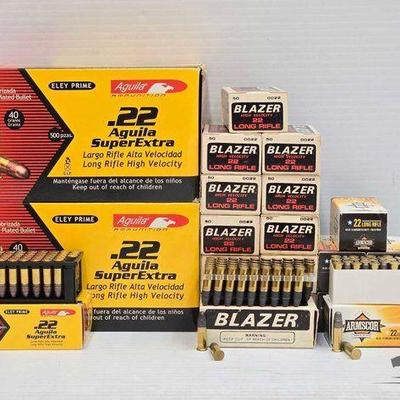 #3010 • NEW!!! (1900) Rounds of .22 Long Rifle Ammo
