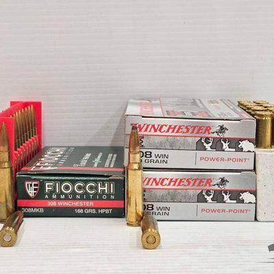 #3068 • NEW!!! (60) Rounds of 308win Ammo
