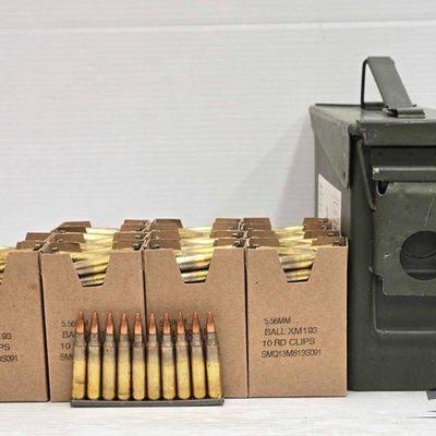 #3322 • NEW!!! (420) Rounds of Federal 5.56MM Stripper Clip Ammo
