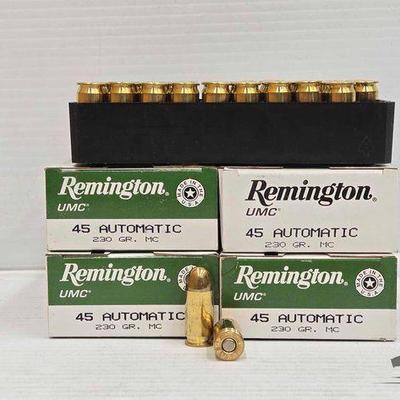 #3198 • NEW!!! (200) Rounds of Remington 45 Automatic Ammo
