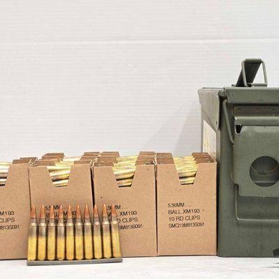 #3326 • NEW!!! (420) Rounds of Federal 5.56MM Stripper Clip Ammo
