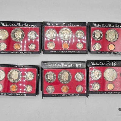 #728 • (6) United States Proof Sets
