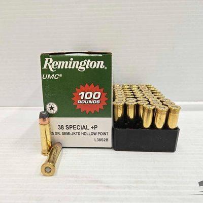 #3052 • NEW!!! (100) Rounds of Remington 38spl Ammo
