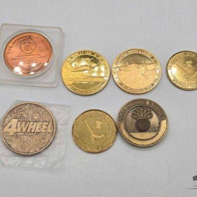 #734 • Collection of Medals and Tokens

