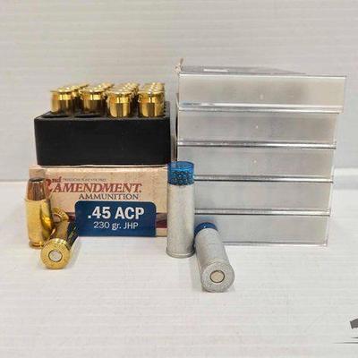 #3144 • (70) Rounds Of .45 Ammo
