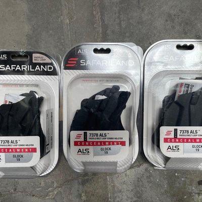 #3416 • NEW!!! (3) Safariland Holsters
