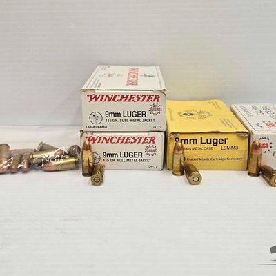 #3116 • Over (200) Rounds of 9mm Ammo
