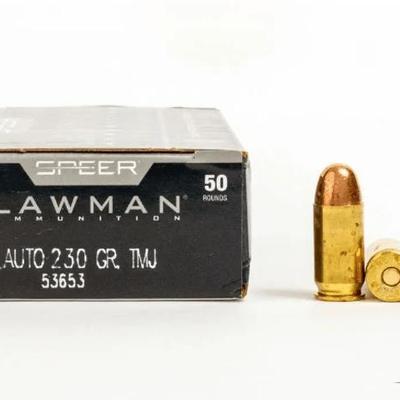 #3102 • NEW!!! 1000 RDS Of Lawman .45 Ammo
