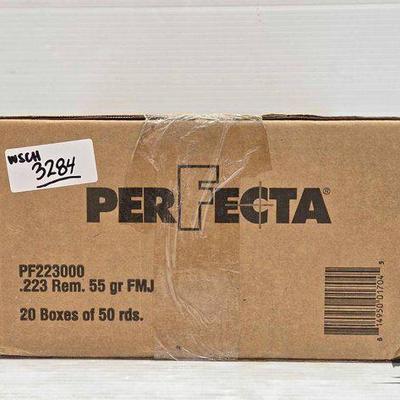 #3284 • NEW!!! (1000) Rounds of Perfecta .223 Remington Ammo
