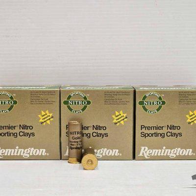 #3262 • NEW!!! (75) Rounds of Remington 12ga Shotshells Ammo
