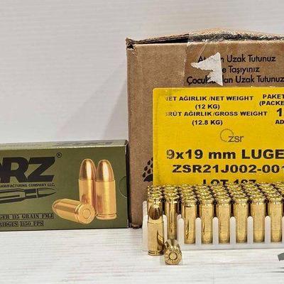 #3276 • NEW!!! (1000) Rounds of DRZ 9mm Luger Ammo
