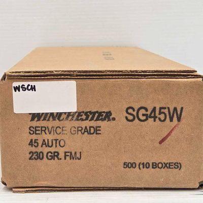 #3304 • NEW!!! (500) Rounds of Winchester 45 Auto Ammo
