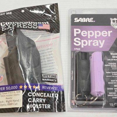 #3424 • Pepper Spray & Concealed Carry Holster
