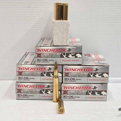#3172 • NEW!!! (100) Rounds of Winchester 30-06 Ammo

