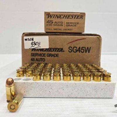 #3308 • NEW!!! (550) Rounds of Winchester 45 Auto Ammo
