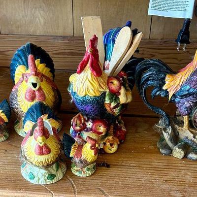 Fitz and floyd collectible roosters