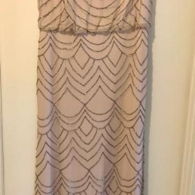 Vtg. Adrianna Papell beaded dress