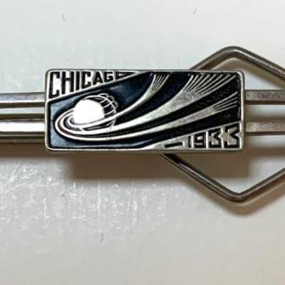 1933 Chicago World’s Fair tie clip 