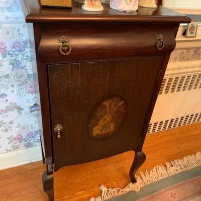 Antique sheet music cabinet