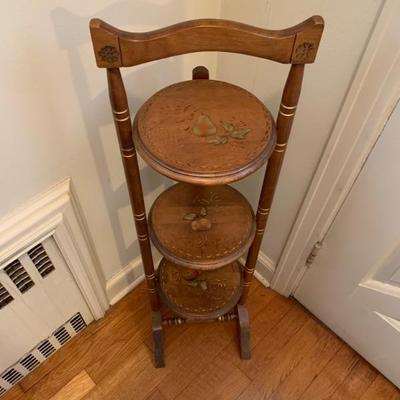 Stenciled folding stand