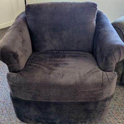 Velvet swivel, gliding rocker