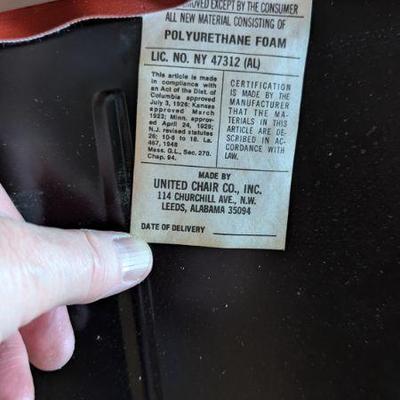 bottom of vintage office chair