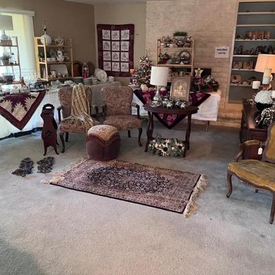 SEATING AND RUG